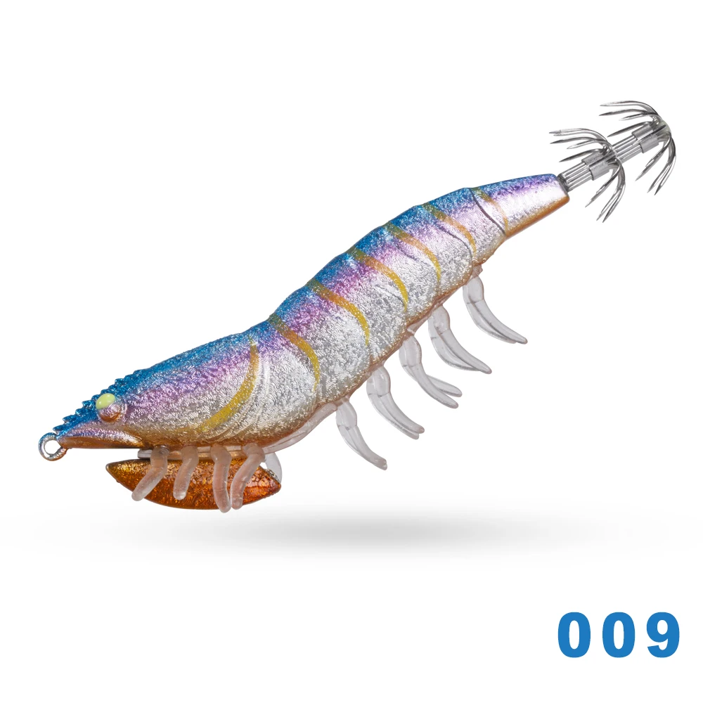 009 Hunthouse EGI крючок креветки приманки 11 см 20g для рыбалки кальмары leurre squid egi Осьминог Каламар приманку Жесткий каракатицы приманка - Цвет: 009