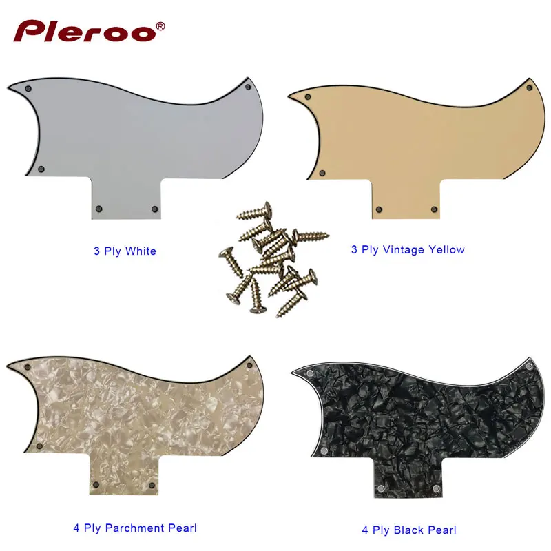 Pleroo Custom Guitar Parts For US Gib 61 SG 5 Screw Holes soporte Electric Guitar Pickguard Scratch Plate|Electric Instrument Parts & Accessories| - AliExpress