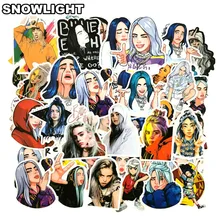 50 шт. Billie Eilish стикер с рисунком из мультфильма водонепроницаемый для чемодана «сделай сам» ноутбук гитара игрушка для скейтборда прекрасный стикер s