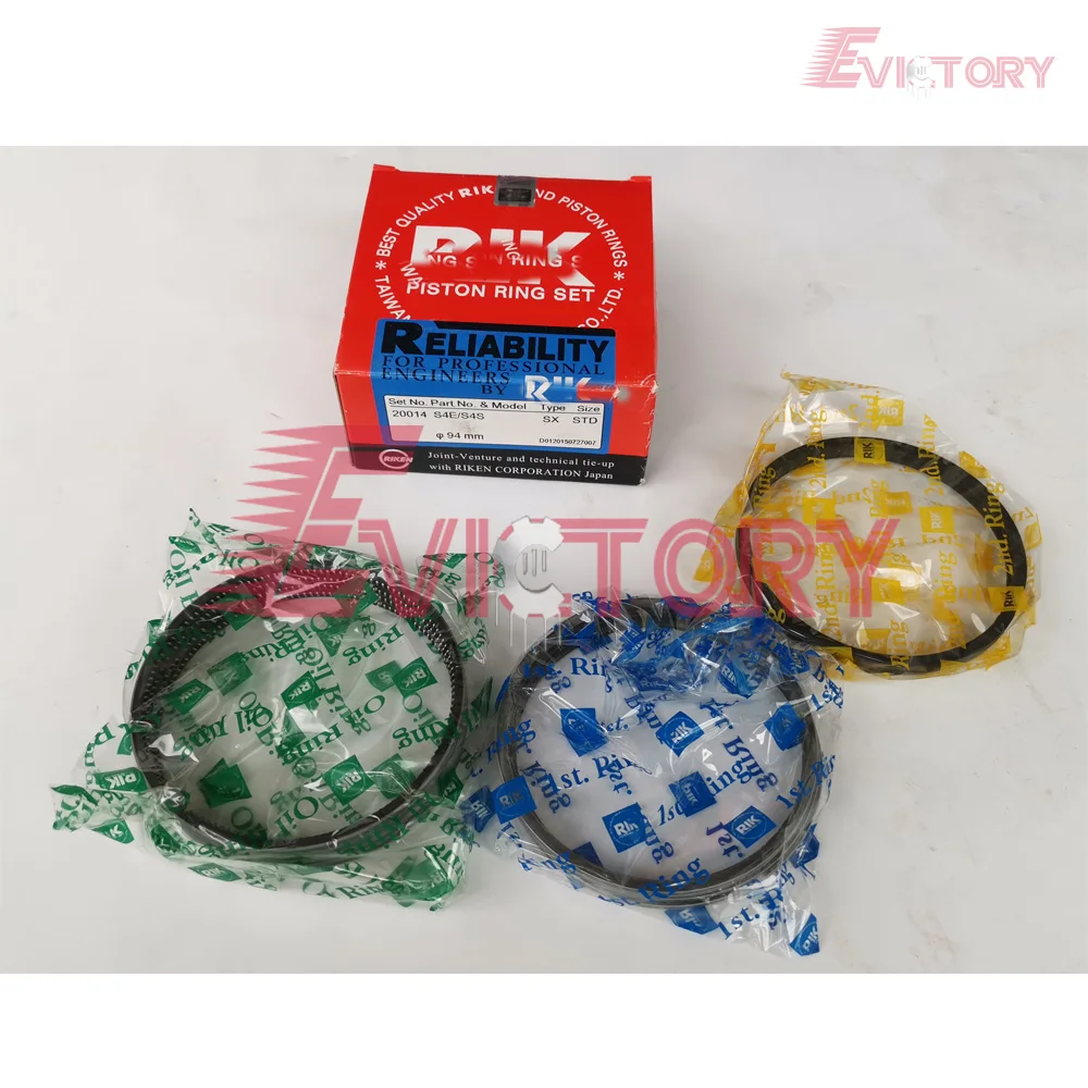 

For MITSUBISHI S4L-2 S4L2 overhaul gasket kit main conrod bearing valve ring water oil pump