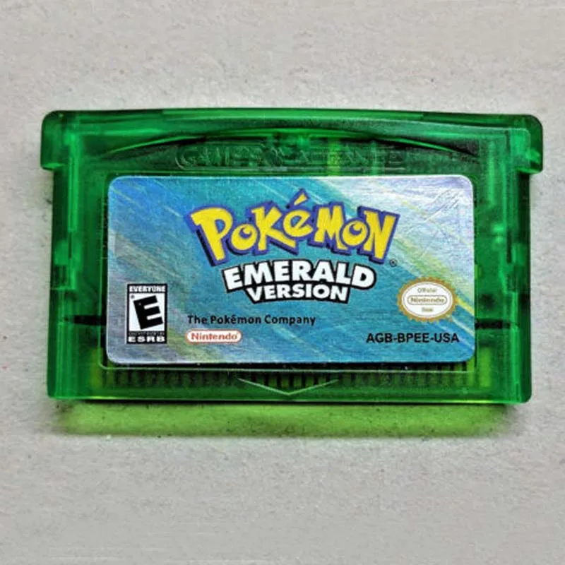 

Pokemon Emerald Ruby Sapphire Fire Red Leaf Green GBA Game Boy Advance Game USA