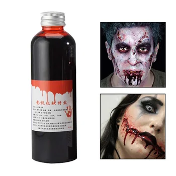 

Vampire Fake Blood Halloween Human Body Makeup False Plasma Realistic Fake Blood Party Supplies Human Hematopoietic Props