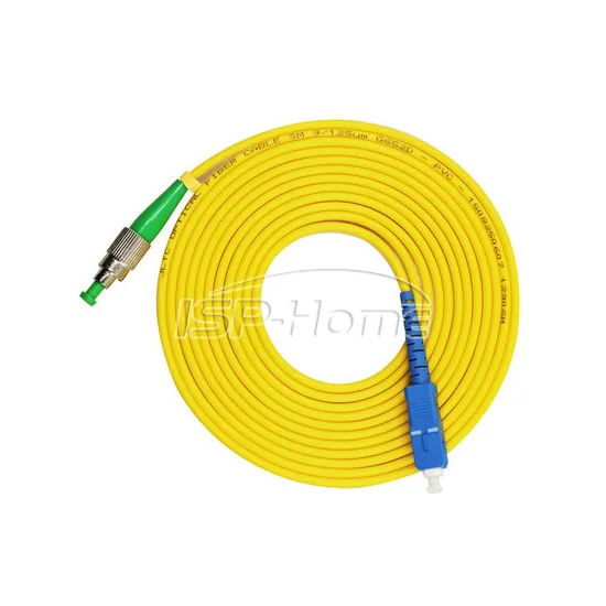 15 м SC/UPC-FC/APC Simplex 2,0 мм одномодовый волоконно-оптический патч-корд, SC-FC волоконно-оптический патч-корд, FTTH кабель