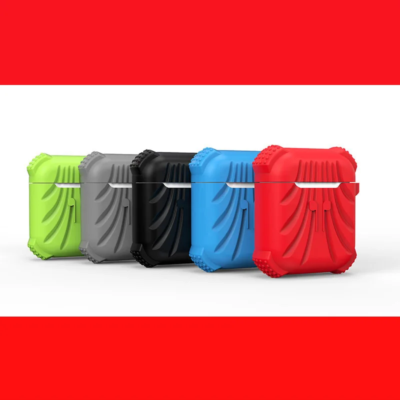

Soft TPU Case For Airpods 1 Case Silicon Armor Anti-knock With Hook Protection Case Bluetooth Earphone Cover For Air Pods 1
