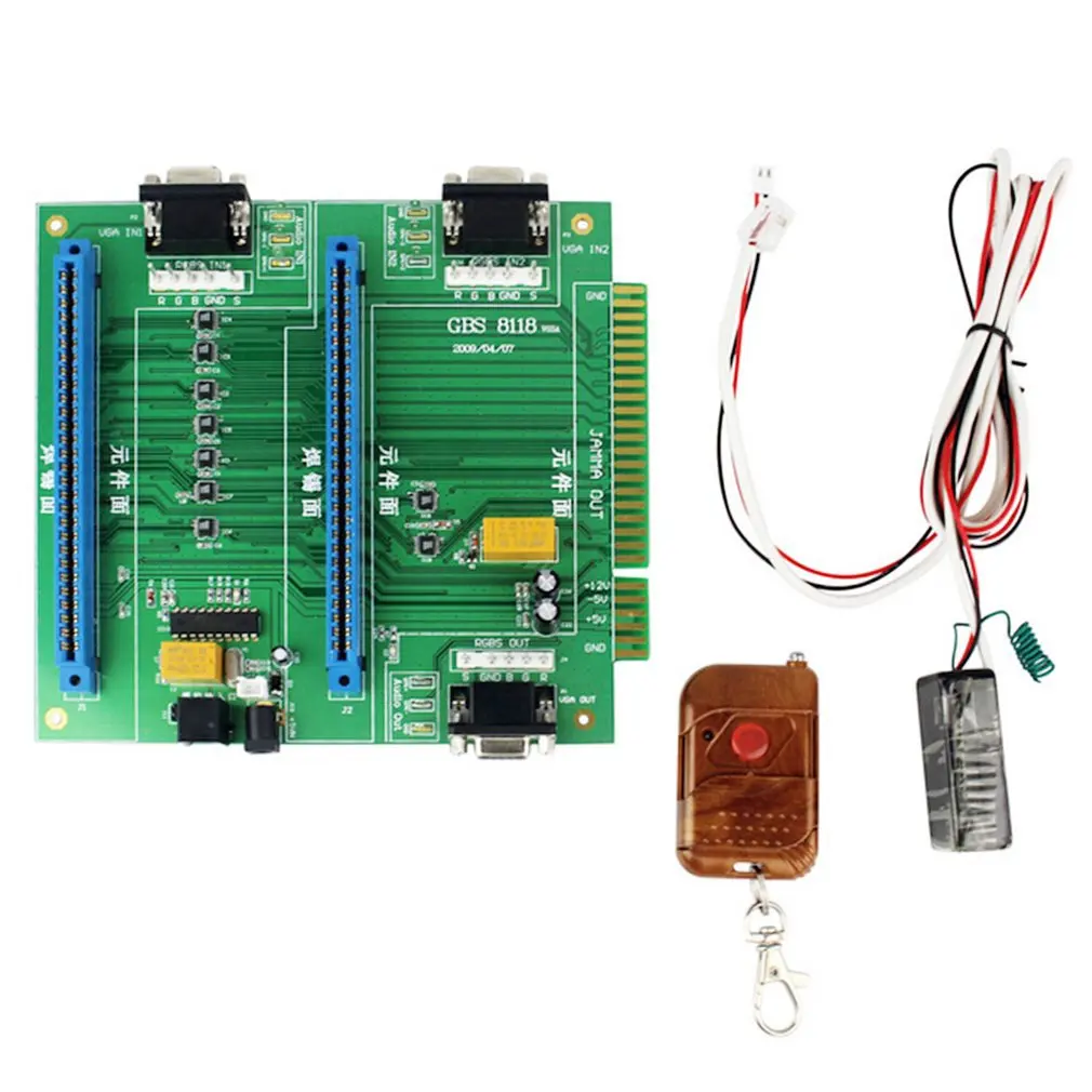 

GBS-8118 2 in 1 Switcher / Splitter Multi with Remote GBS-8118 Arcade Game PCB 2in1 MultiJAMMA Switcher board