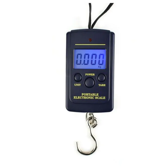 Báscula de equipaje, mini LCD digital electrónica para maletas básculas  colgantes soporte máx. Carga máxima 110.2 lbs Balanza de peso portátil para