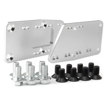 

Aluminum Motor Swap Engine Mount LS Conversion Billet Replacement Kit Plates Bracket for Chevrolet Chevy 5.7L 350 Engine to LS1