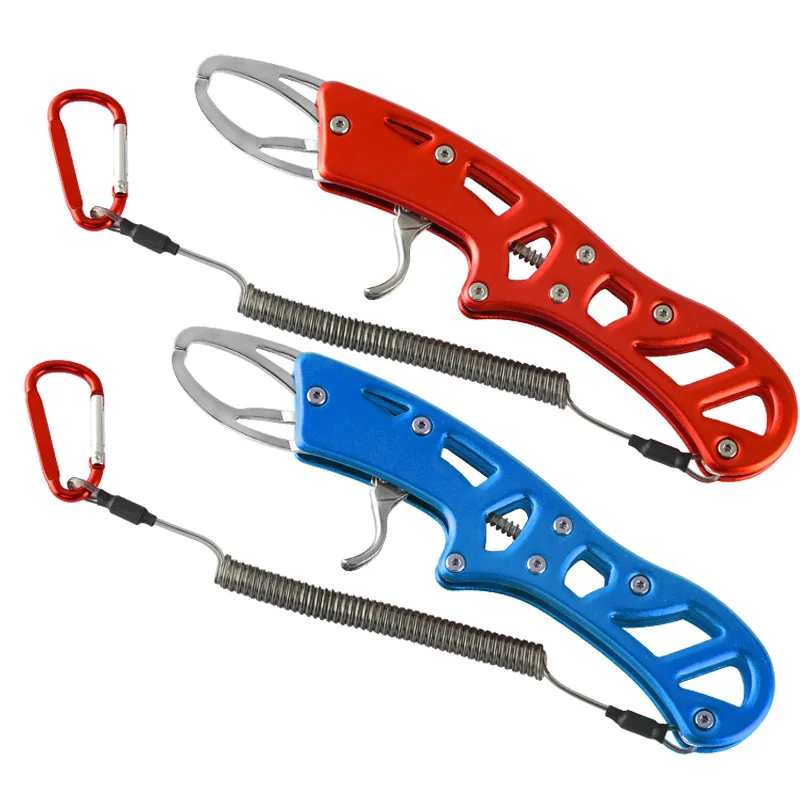 

Portable Multi-functional Stainless Steel Fish Gripper Fish Lip Grip Control with Pliers Equipment Fishing Clamp Fishing Tools