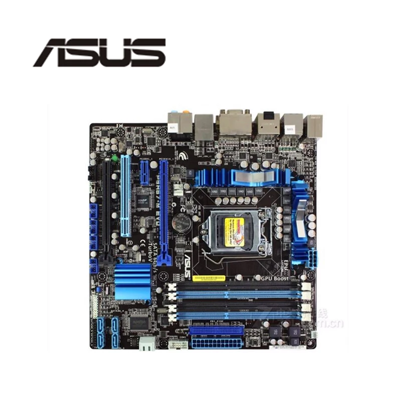 Для ASUS P8H67 M EVO компьютерная материнская плата LGA 1155 DDR3 для модель Intel H67 настольная