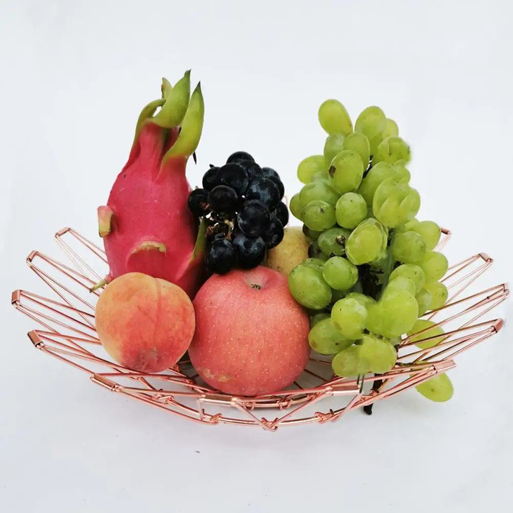 Многофункциональная емкость из нержавеющей стали для фруктов, Регулируемый Кухонный Контейнер для хранения фруктов и овощей, изоляционные подставки, ваза для цветов
