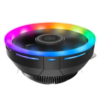 

ALSEYE H120Z CPU Cooler 4Pin PWM RGB Cooling Fan Quiet Radiator for In tel 775/115X/ AM2 AM3 AM3 AM4