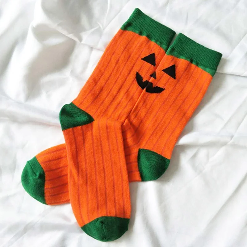 Cosplay&ware Bats Pumpkin Cartoon Socks Men Knee-high Halloween Cosplay Cotton Crew Spring Autumn Casual -Zentai shop online H458f7a22fbf94e97a5898507e08615d68.jpg