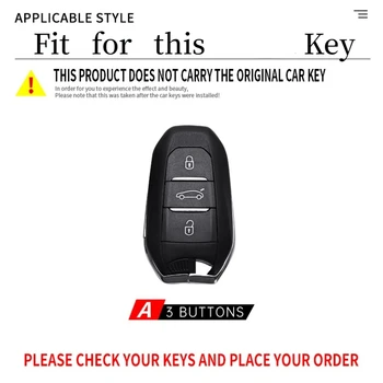 Nuova copertura completa della cassa chiave dell'automobile molle di TPU per Peugeot 308 408 508 2008 3008 4008 5008 Citroen C4 C4L C6 C3-XR accessori astuti delle coperture - Nuova copertura completa della cassa chiave dell automobile molle di TPU per Peugeot 308 408