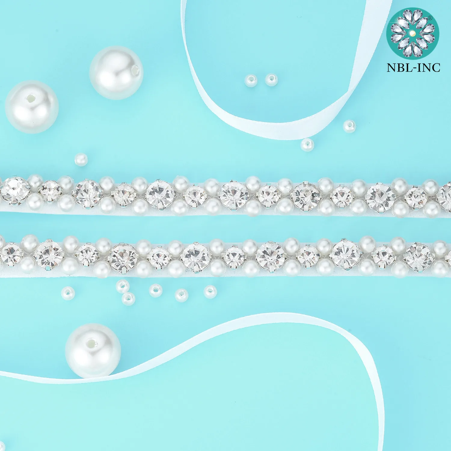 1PC Rhinestone Bridal belt crystal diamond pearl wedding dress accessories belt sash bridal waistband bridal dress decoration