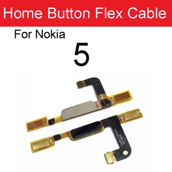 

Back Home Button Fingerprint Sensor Flex Cable For Nokia 5 N5 TA-1024 1027 1044 1053 Touch ID Menu Return Key Flex Ribbon Parts