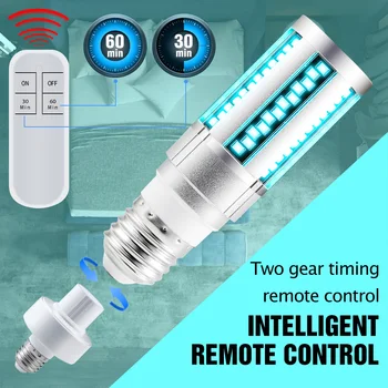 

E27 UVC Sterilize Lamp 15W 20W Germicidal Led Corn Bulb 220V Disinfection Light 110V Ultraviolet Lampara Esterilizador UV Light