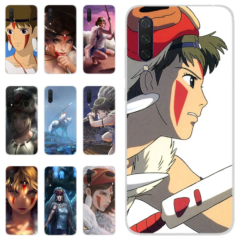 Силиконовый чехол s для Xiaomi mi CC9E 9 8 SE A3 Lite x 2S pocophone F1 Note 3 Princess Mononoke матовый из ТПУ |