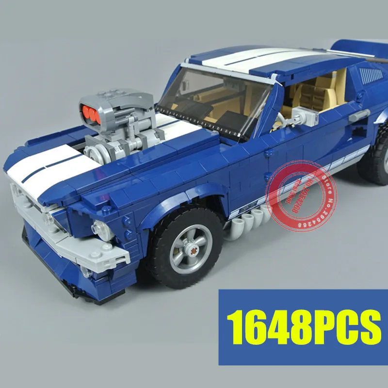Новый мускул серии автомобилей MOC Fit Technic Mustang модель строительные блоки кирпичи
