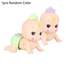 Электрическая детская развивающая игрушка для ползания, обучающаяся лазить, Интерактивная игрушка, Поющая ходьба, торсионная попа, электрическая кукла для ползания