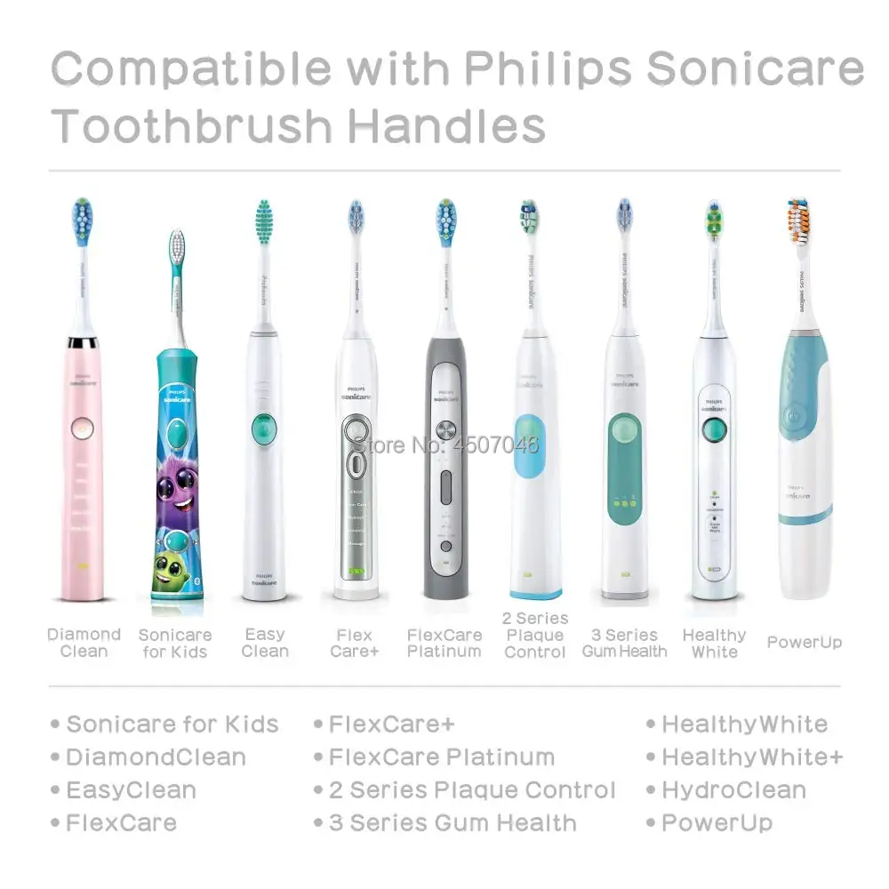 8 x насадки зубных щеток для PHILIPS Sonicare FlexCare Бриллиант Чистой HX6064 HX6930 HX9340 HX6950 HX6710 HX9140 HX6530 и крышка