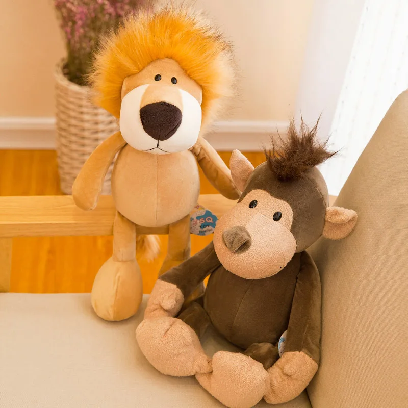 Имитация милых мягких игрушек в виде животных, Льва, олененка, jsq бренд, гарантия качества, подарки в подарок
