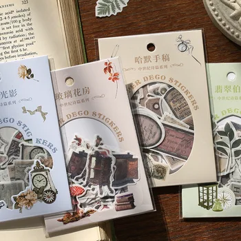 

40 pcs/pack Series Medieval Poems Stationery Stickers Scrapbooking DIY Diary Album Stick Label