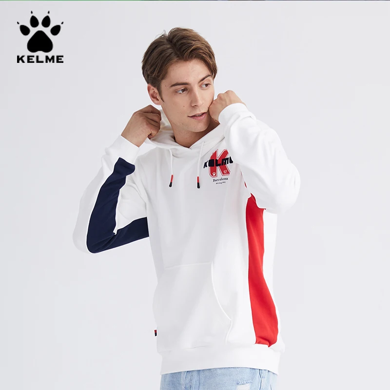 KELME мужские толстовки полосатые хип хоп мужская Японская уличная одежда