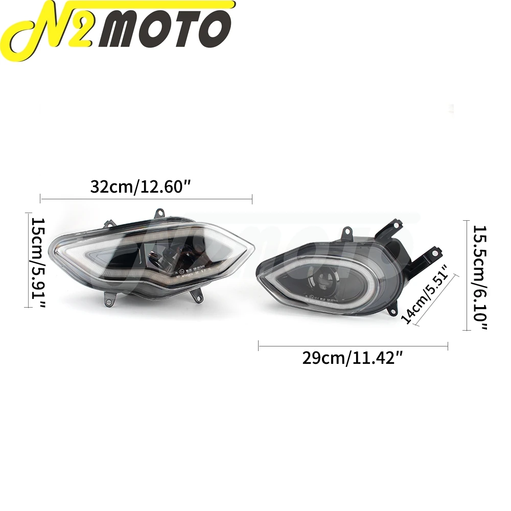 Plug & Play Motorcycle LED Headlight Assembly DRL Headlamp For BMW S1000RR 2015-2018 Waterproof  E4 High Low Beam Front Light