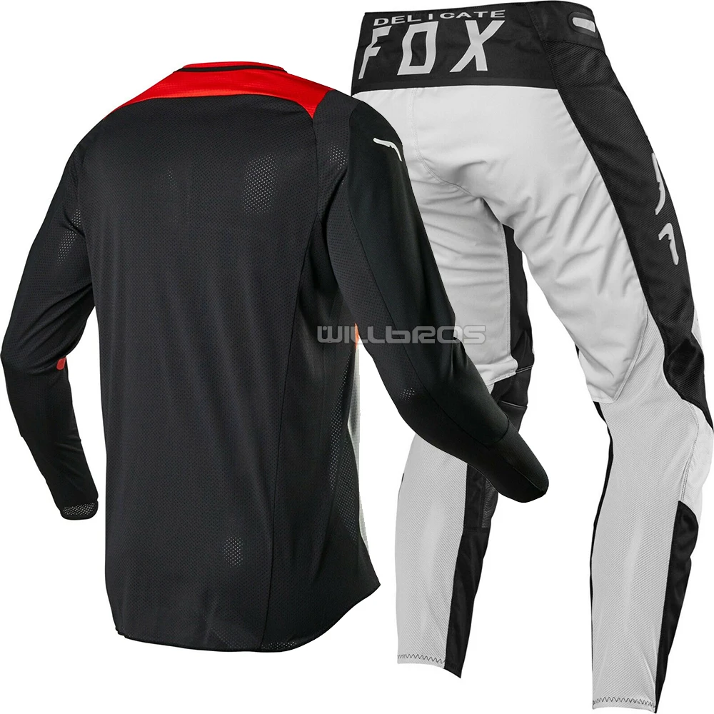 Delicate Fox Street Moto Rider мотоцикл костюм гонки 360 Bann Джерси Брюки оборудование для мотокросса набор