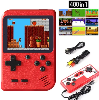 

Handheld Game Console 500 Classical FC Rechargeable Retro Mini TV Video Game Player 3' Screen Gaming Player for Kids and Adult