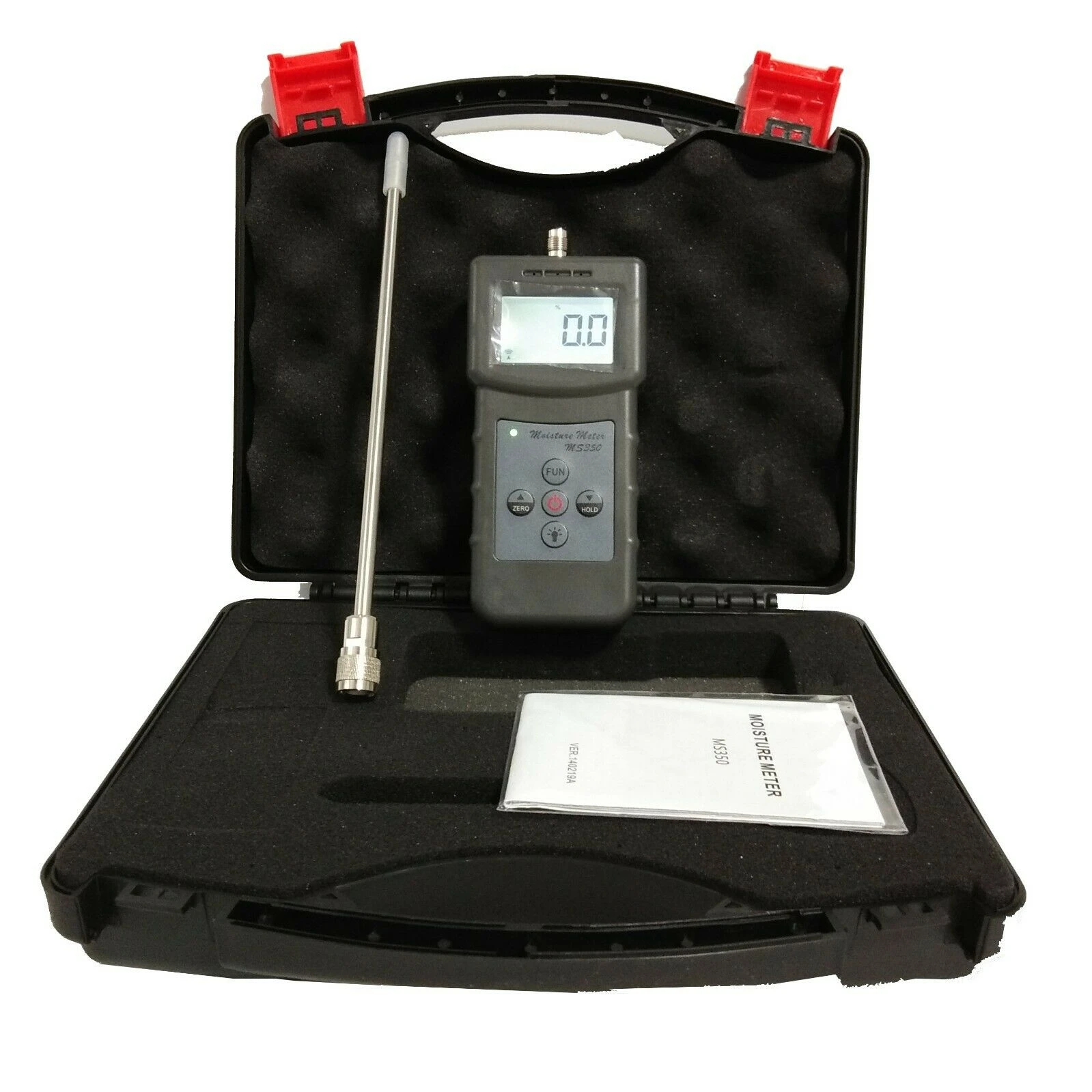 สารเคมีถ่านหิน Moisture Meter Tester ผงทรายความชื้นเมตรวัด0ถึง80