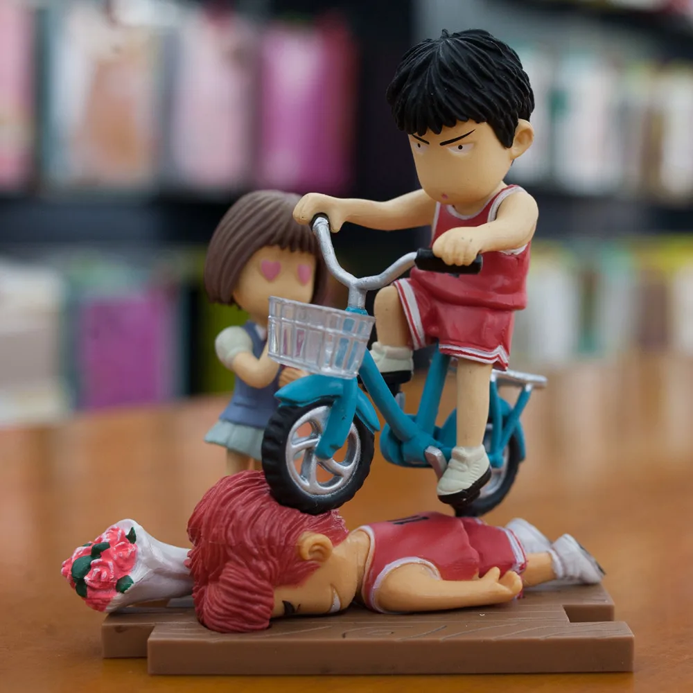 Hot 5pcs/set Slam Dunk Action Figure Toys Hanamichi Sakuragi Rukawa Kaede Akagi Takenori Miyagi Ryota Anime Figure Model Toys