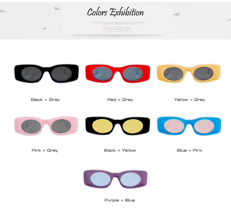 RBRARE Square Sunglasses Women Vintage Oversized Sunglasses Women Rectangle Color Black Sunglasses Women Gafas De Sol Mujer