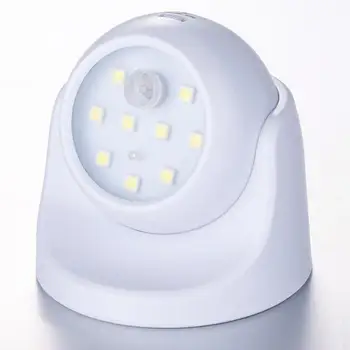 

360 Rotation LED Light Control Motion Sensor Night Light for Stairs Outside Home
