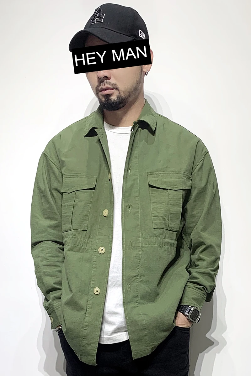 Harajuku Outdoor Shirt Jacket Men Japan 