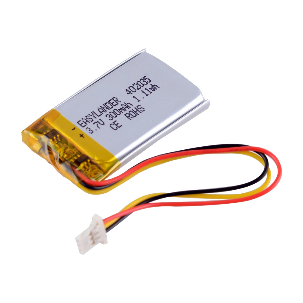 3 7 V 250mAh литий-полимерный аккумулятор для GPS DVR MP3 видеорегистратор XIAOYI Car Dash Camera 402035