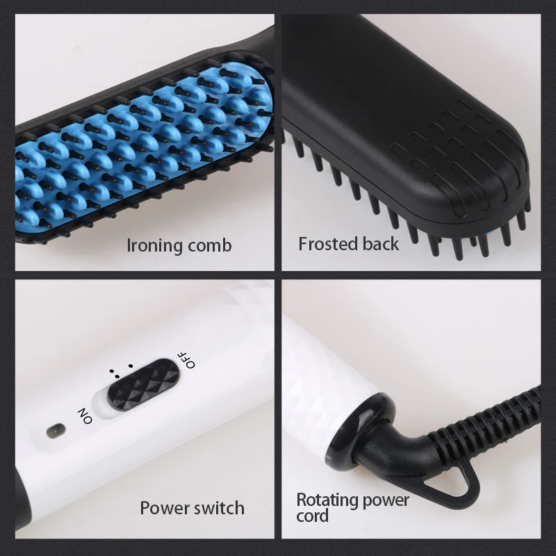 Upgrade Multifunctional Hair Comb Quick Beard Straightener Curling Curler Show Cap Men Beauty Hair Styling Tool 1 Upgrade Multifunctional Hair Comb Quick Beard Straightener Curling Curler Show Cap Men Beauty Hair Styling Tool 4