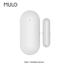 MULO-Sensor con cable para puerta/ventana de 433MHz, detector de alerta abierta/cerrada, Compatible con sistema de alarma de seguridad PG107 PG103
