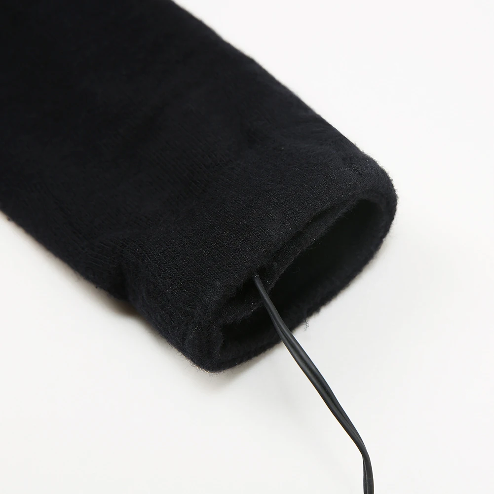 Unisex Winter Outdoor Skiing Cycling Electric Heated Rechargeable Battery Thermal Heated Cotton Socks Feet Thicken Warmer Socks