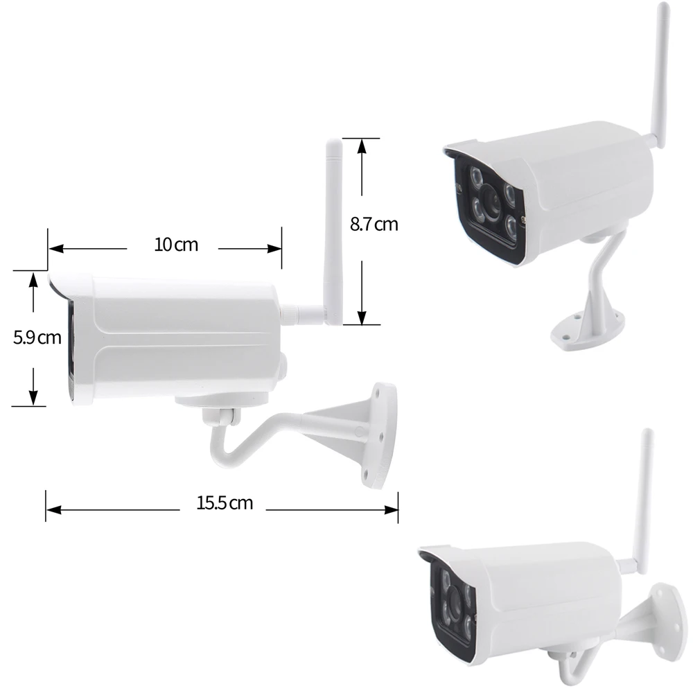 Беспроводная камера безопасности на открытом воздухе 720P 1080P Wifi ip наблюдения ИК