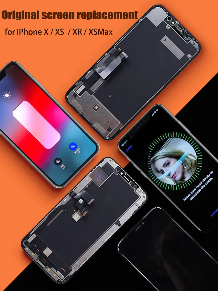 BFOLLOW экран Замена OLED для iPhone X XS Max XR ЖК дисплей дигитайзер дисплей в сборе печать