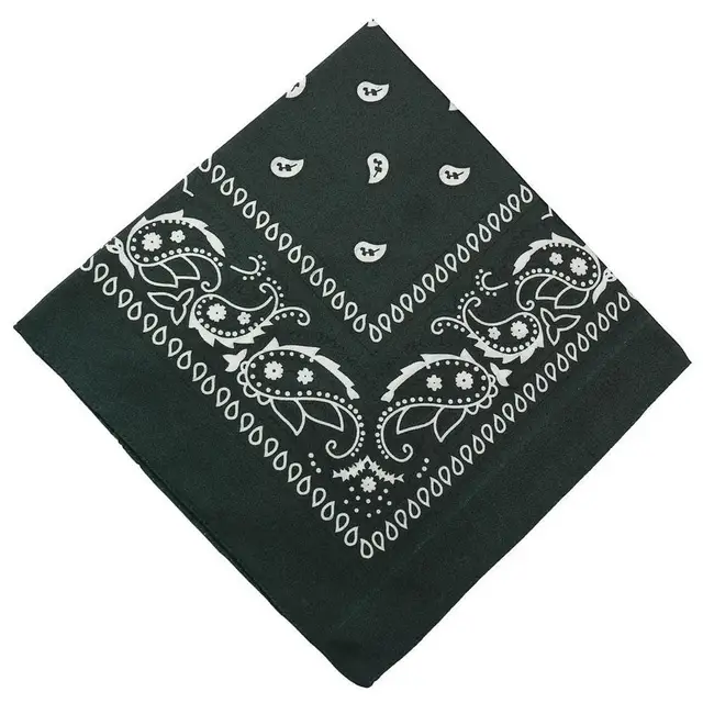 Bohemian Print Bandana Hair Bands for Girls Women Kids Unisex Square Scarf Turban Headband Hair Accessories P