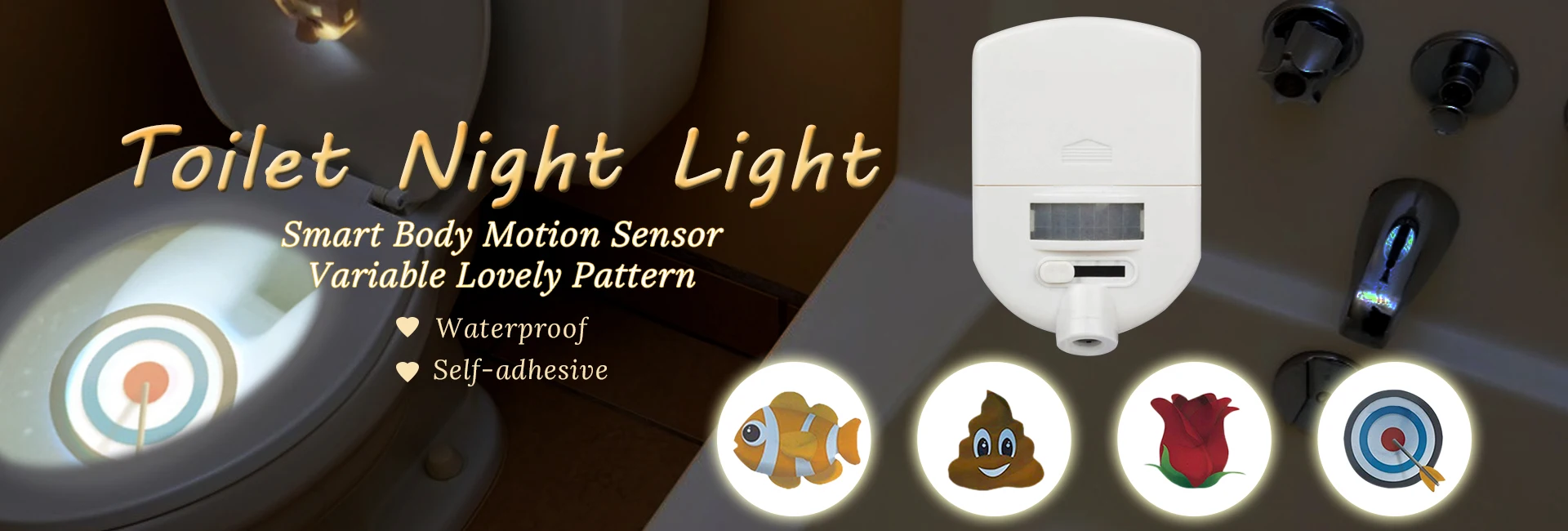 Ночной светильник для туалета, умный PIR датчик движения, туалетный светильник, энергосберегающий детский унитаз, тренировочный светильник, датчик движения, туалетный проектор
