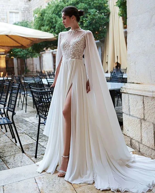 goddess beach wedding dresses