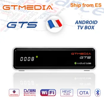 

GTmedia GTS Android 6.0 Smart TV BOX Amlogic S905D DVB-S2 Satellite Receiver WIFI 2G/8GB BT4.0 Set top box Receptor