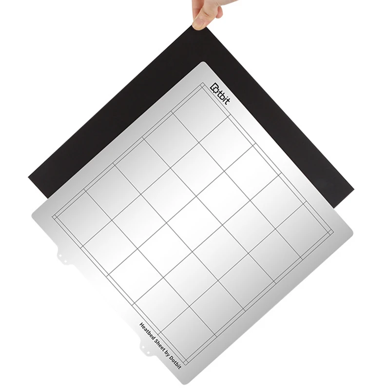 3D Printing Accessories Cr-10S Hot Bed Platform 300x300Mm Steel Plate+ Magnetic Sticker B Surface+ High Temperature Resistan