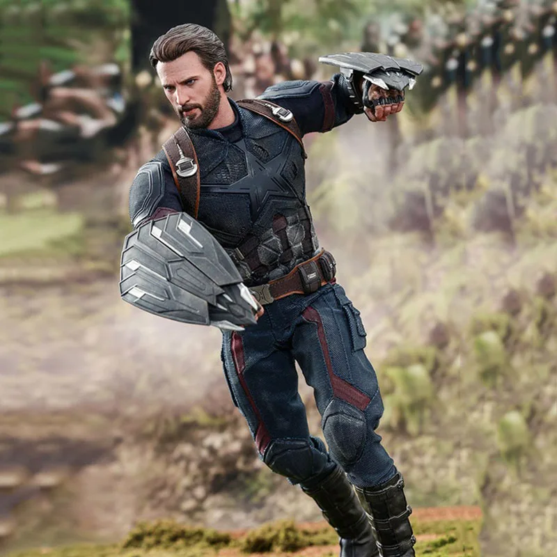 HOTTOYS 1/6 масштаб HT Steve Rogers Мстители 3 борода Америка 10,0 полный набор фигурка кукла модель игрушки коллекция подарки для детей