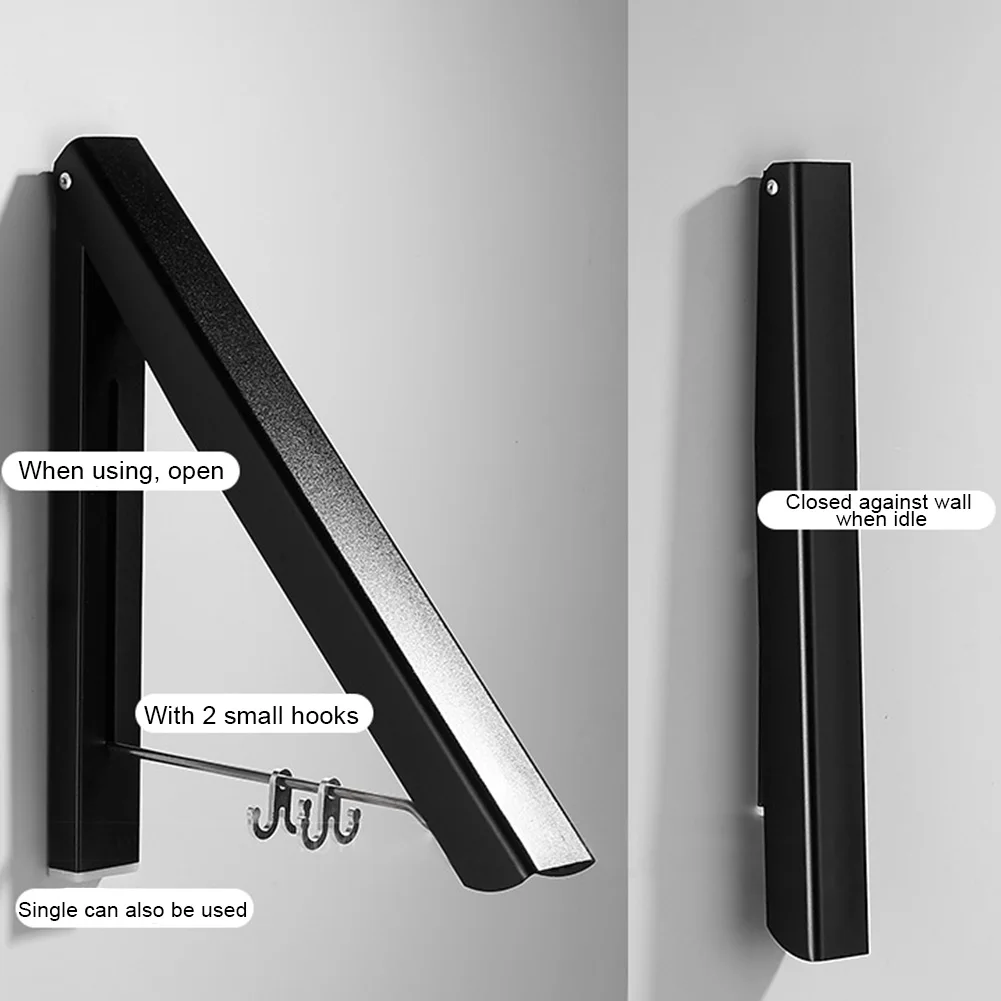 Folding Punch Free Adjustable Drying Rack Clothes Hanger Retractable Multifunction Balcony Tool Wall Mounted Bathroom Laundry