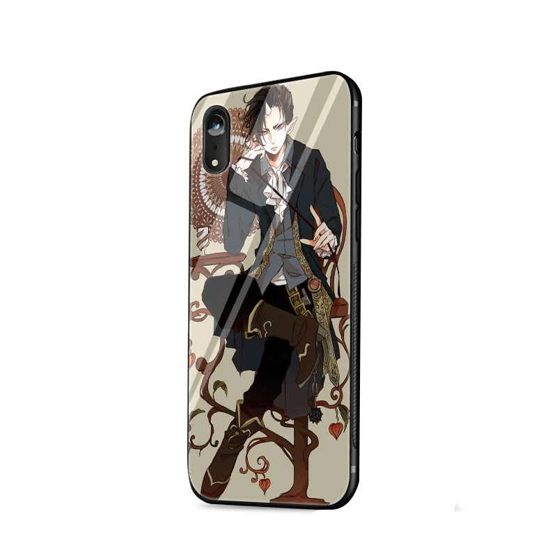 Стеклянный чехол для телефона из ТПУ стекла для Apple iPhone 5 5S SE 6 6S 7 8 Plus XR X XS Max HOZUKI Hoozuki no Reitetsu - Цвет: G2