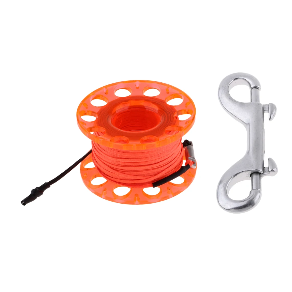 Оранжевый Катушка для дайвинга, катушка для дайвинга, Snorkeling-10m для подводного плавания оранжевая линия, прочная и надежная - Цвет: Оранжевый